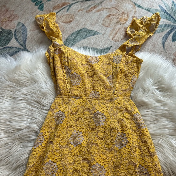 HELLO MOLLY Forever Love Dress In Yellow - Picture 7 of 9